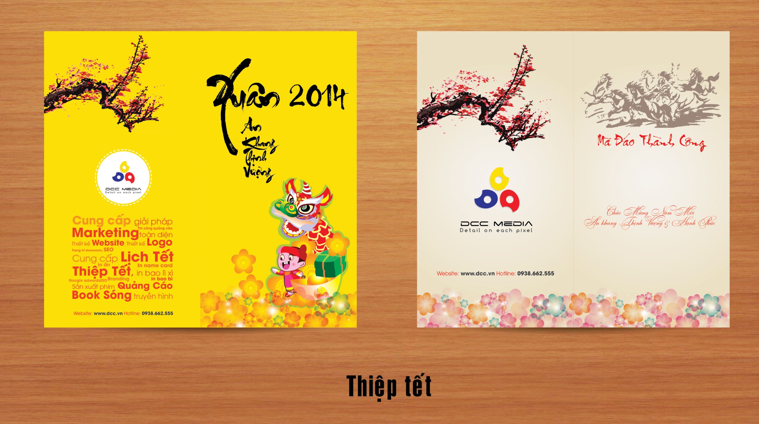 Lưu ý khi in thiệp chúc tết