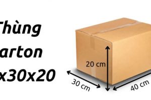 thùng carton 40x30x20